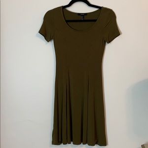 Forever 21 army green dress